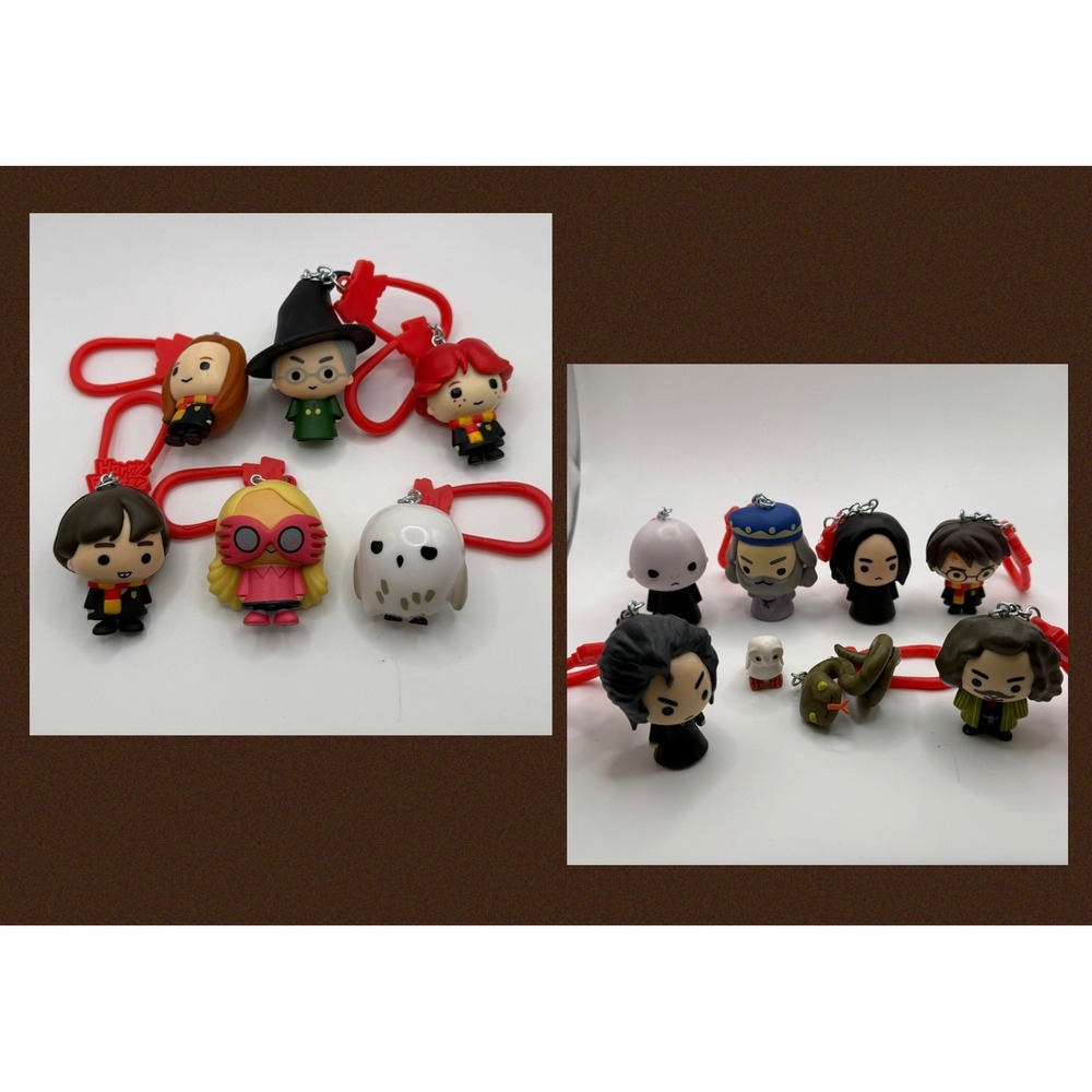 Harry Potter Backpack Buddies Clip Lot Hermione Ron Luna Dumbledore Snape + More